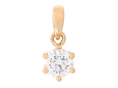 Jewellery, SOLITAIRE PENDANT, 18K gold
