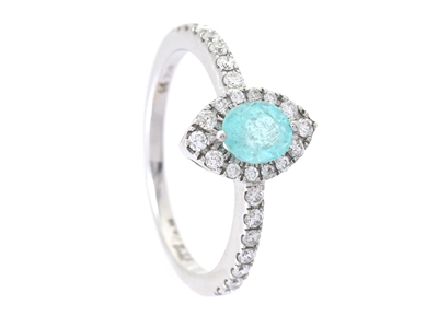 Jewellery, RING, 18K white gold