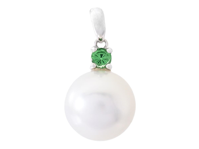 Jewellery, PEARL PENDANT, 18K white gold