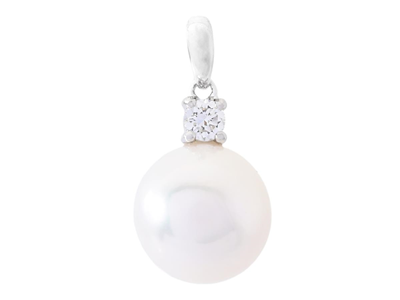 Jewellery, PEARL PENDANT, 18K white gold