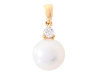 Jewellery, PEARL PENDANT, 18K gold