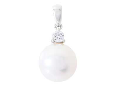 Jewellery, PEARL PENDANT, 18K white gold