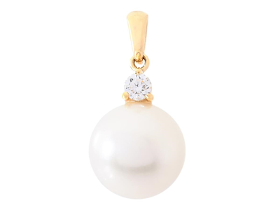 Jewellery, PEARL PENDANT, 18K gold