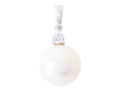 Jewellery, PEARL PENDANT, 18K white gold