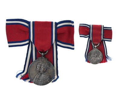 Medals, MEMORY & MINIATURE, sterling silver