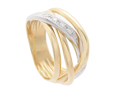 Jewellery, RING, 18K gold/white gold