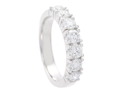 Jewellery, ETERNITY RING, 18K white gold