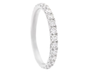 Jewellery, FULL ETERNITY RING, platinum