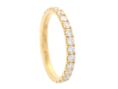 Jewellery, FULL ETERNITY RING, 18K gold