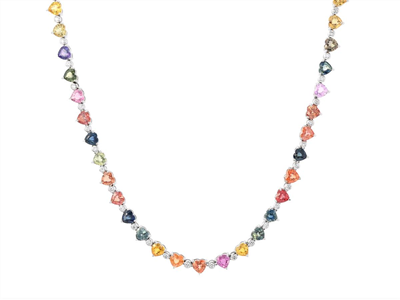 Jewellery, NECKLACE, 18K white gold