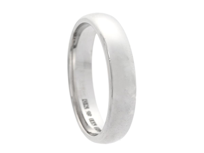 Jewellery, PLAIN RING, 18K white gold