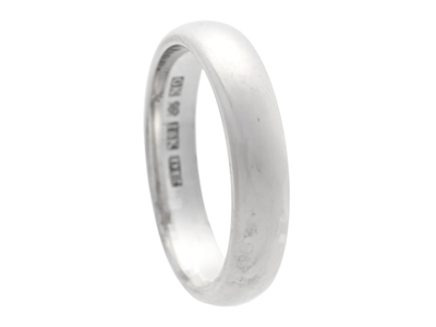 Jewellery, PLAIN RING, 18K white gold