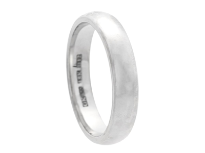 Jewellery, PLAIN RING, 18K white gold