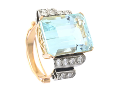 Jewellery, RING, 18K gold/white gold