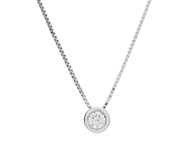 Jewellery, PENDANT WITH CHAIN, 14K white gold