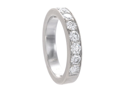 Jewellery, ETERNITY RING, 18K white gold