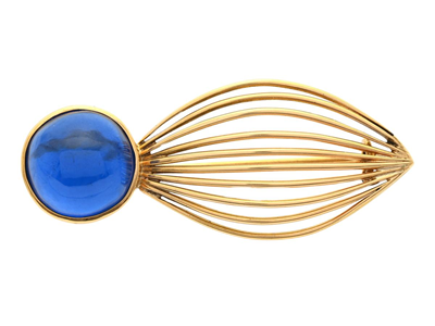 Jewellery, BROOCH, 18K gold