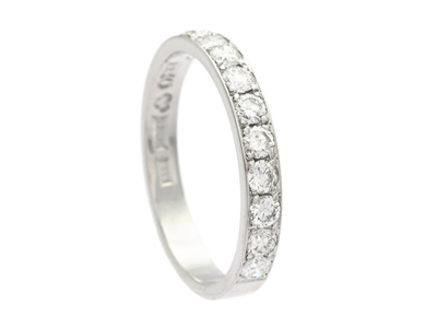 Jewellery, ETERNITY RING, 18K white gold