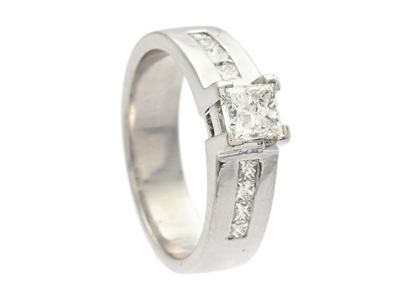 Jewellery, RING, 18K white gold