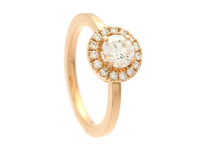 Jewellery, CLUSTER RING, 18K gold