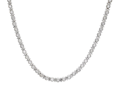 Jewellery, NECKLACE, 18K white gold