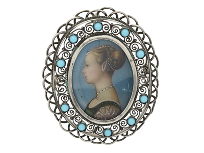 Jewellery, BROOCH, silver