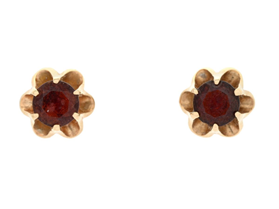 Jewellery, SOLITAIRE EARRINGS, 14K gold