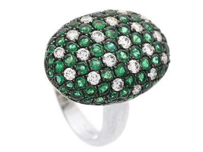 Jewellery, RING, 18K white gold