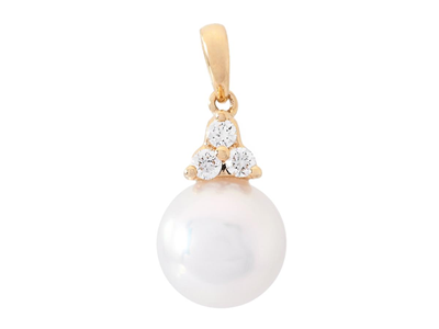 Jewellery, PEARL PENDANT, 18K gold