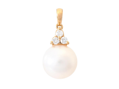 Jewellery, PEARL PENDANT, 18K gold