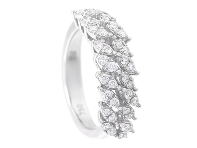 Jewellery, RING, 18K white gold