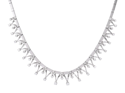 Jewellery, NECKLACE, 14K white gold