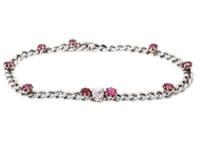 Jewellery, BRACELET, 18K white gold