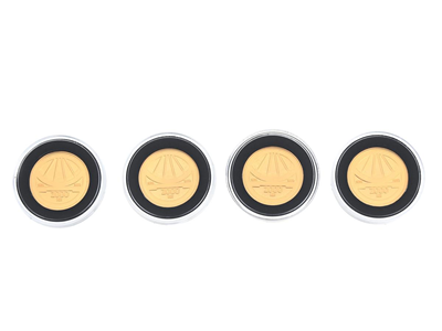 Coins, 4 JUBILEUM COIN, 21,6K gold