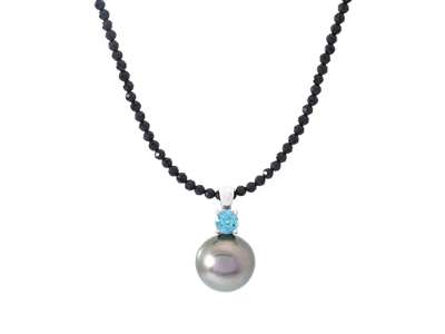 Jewellery, NECKLACE, pendant i 18K white gold
