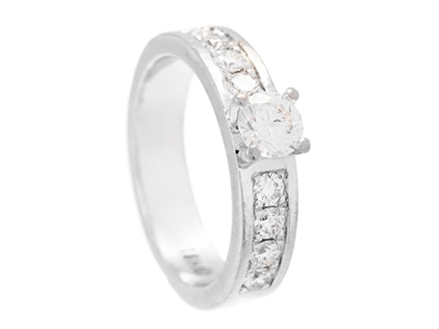 Jewellery, RING, 18K white gold