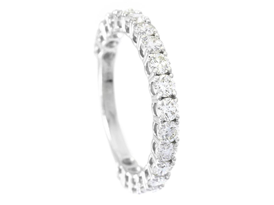 Jewellery, ETERNITY RING, 18K white gold