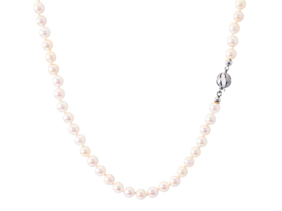 Jewellery, PEARL NECKLACE, cultured pearls approx. 6,1 mm