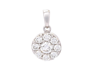 Jewellery, PENDANT, 18K white gold