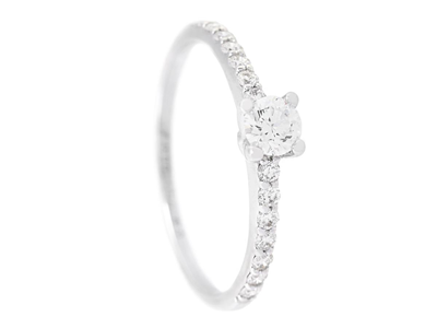 Jewellery, RING, 18K white gold