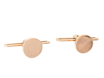 Jewellery, SHIRTBUTTONS, 18K gold