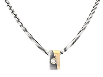 Jewellery, PENDANT WITH CHAIN, sterling silver