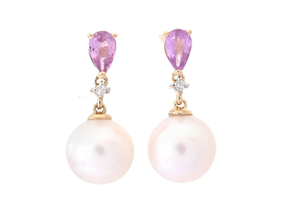 Jewellery, PEARL EARRINGS, 18K gold