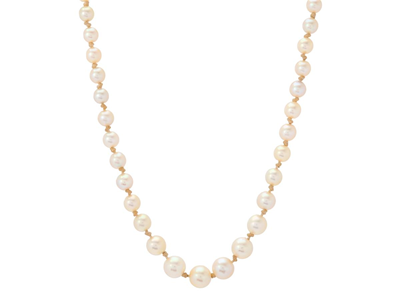 Jewellery, PEARL NECKLACE, cultured salt water pearls