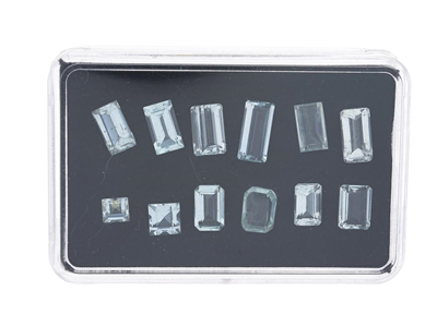 Gemstones, AQUAMARINES, 12 items