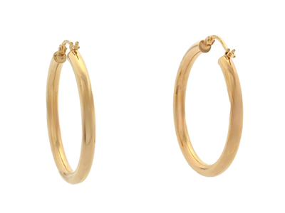 Jewellery, HOOP EARRINGS, 18K gold
