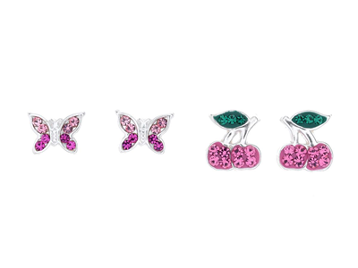 Jewellery, JEWELLERY SET, 2 pair earrings