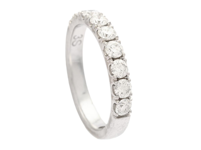 Jewellery, ETERNITY RING, 18K white gold