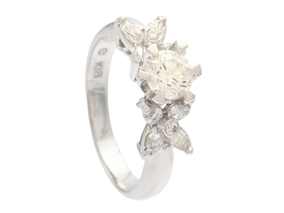 Jewellery, RING, 18K white gold