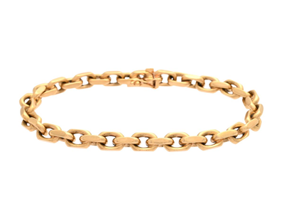 Jewellery, BRACELET. 18K gold, anchor